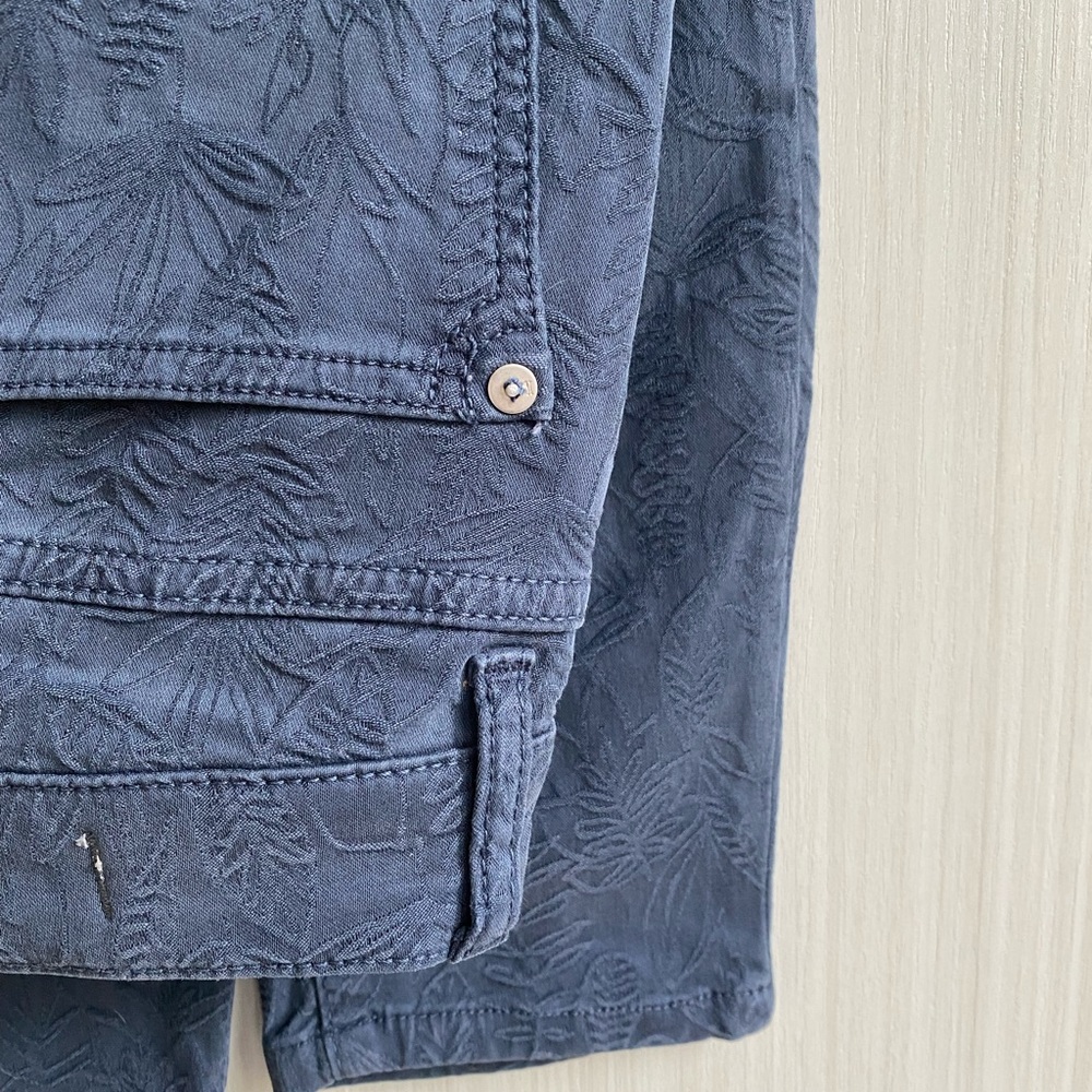 Anthropologie patterned denim pants